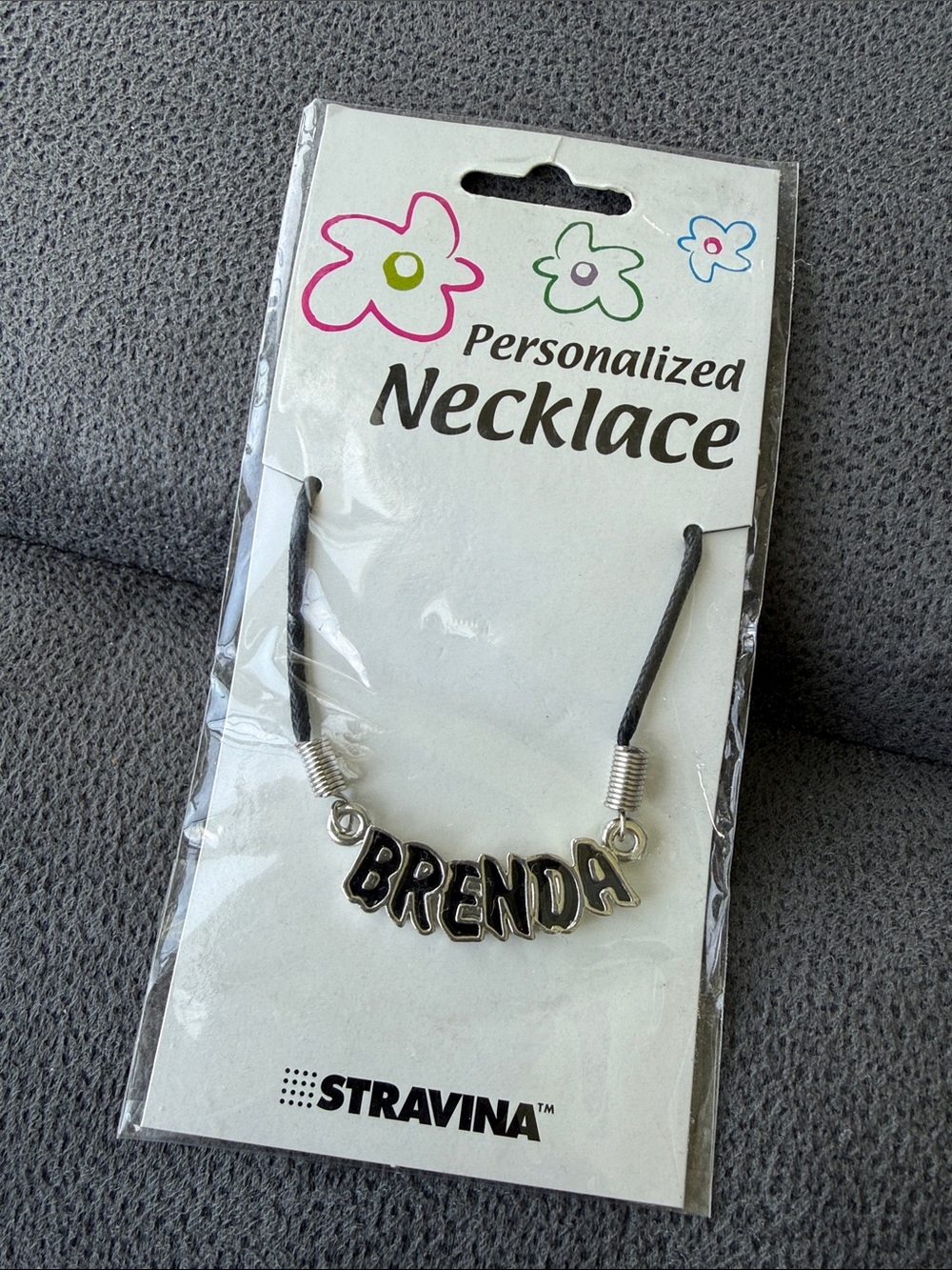 Brenda this is for you! Vintage Y2K Quality Necklace black on Silver Accents NEW